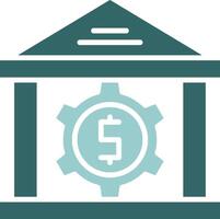 Monetary policy Solid Sample Icon vector