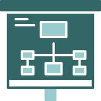 Flowchart Solid Sample Design vector