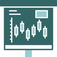 Candlestick Solid Sample Design vector