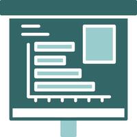 Horizontal Bar Chart Solid Sample Design vector