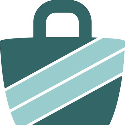Beach bag Solid Sample Icon Design
