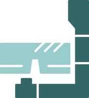 Snorkel Two Color Icon Design vector