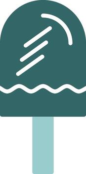Popsicle Two Color Icon Design vector
