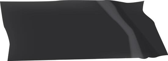 Realistic black flag waving gracefully in the wind, creating an elegant and dramatic atmosphere, evokes feelings of mourning, remembrance, and protest, embodying strength and unity vector