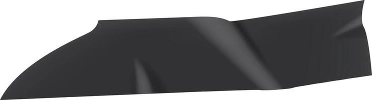 Applying black insulating tape against a bright white background, creating a striking contrast that highlights the dark adhesive material and its functional purpose in repairs and maintenance vector