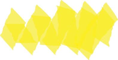 Yellow brush strokes are creating an abstract modern art painting with a vibrant and energetic feel, perfect for backgrounds, posters, or other creative projects vector