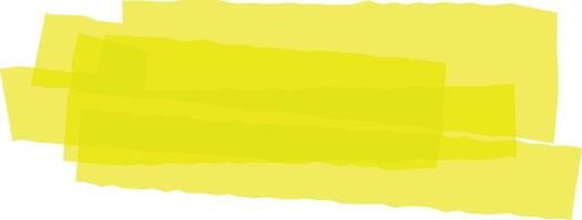 Overlapping irregular fluorescent yellow stripes create a vibrant and dynamic abstract composition, suitable for backgrounds and design elements vector