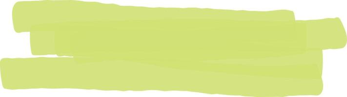 Wide light green marker stroke highlighting important information on a white background, perfect for adding emphasis to documents or designs vector