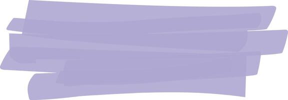 Purple highlighter strokes overlapping and blending together, forming a textured and vibrant background ideal for various design projects and presentations, enhancing visual appeal vector