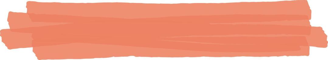 Wide brushstroke of light red paint covering a white surface, creating a vibrant and textured artistic effect, blending shades of red, orange, and pink for a dynamic visual experience vector