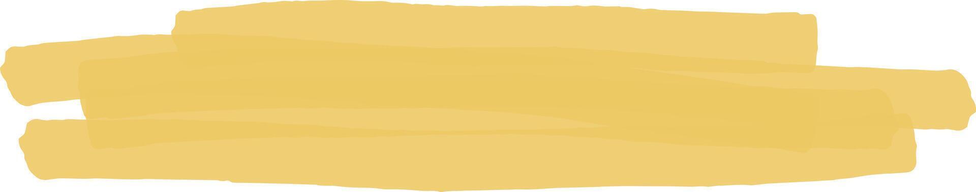Wide brush stroke in gold and yellow creating a striking horizontal banner shape, offering ample copy space ideal for integrating text or unique designs in various projects