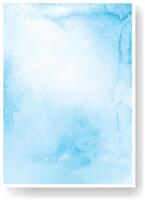 Soft and delicate light blue watercolor wash creates a serene and calming atmosphere, perfect for backgrounds, designs, and artistic projects vector