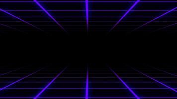 purple grid retro futuristic loop background video