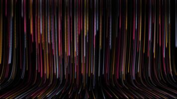 abstrato fundo com linhas do luz video