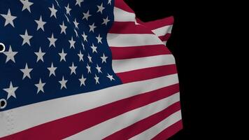 Animated USA Flag with Smooth Flow video