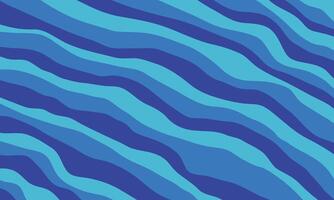 Pattern blue wave abstract background vector