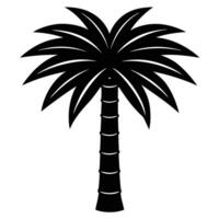 a cartoon Palm Tree vector