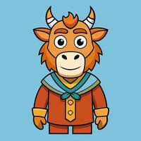 Visionary animal art in Duolingo style, colorful and playful. vector