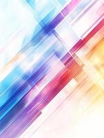 Abstract geometric shapes creating dynamic visual design photo
