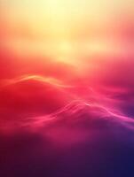 Vibrant abstract background blending red, pink, yellow and purple colors photo