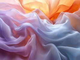 abstract waves flowing and mixing together photo