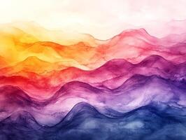 Colorful abstract smoke background creating stunning visual effect photo