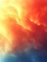 blu and red sky background photo