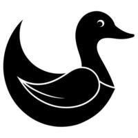 Duck illustration ideal for wildlife art and design needs vector