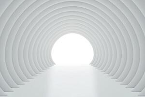 Minimalist Architectural Tunnel Design vector