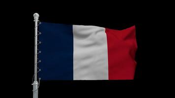 Stunning French Flag Animation with Realistic Effect video