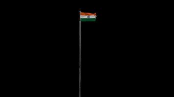 Elegant Animated Flag of India for Creative Use video