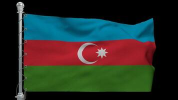 Azerbaijan Flag in Motion - Celebrate Unity and Pride video