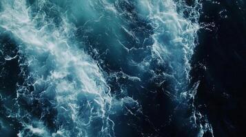 Ocean Currents with Turquoise Waves photo