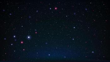 Sky Starry Universe Background,DarkBlue Sky Galaxy Space,Cloud with Nebula and Stars in Winter Night,Nature Stardust field in deep universe, Milky way galaxy vector