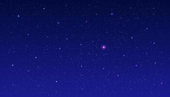 Space Night Sky with Star Background,Dark Blue Sky and Starry Universe Galaxy Outer,Cloud with Nebula in Winter Night vector