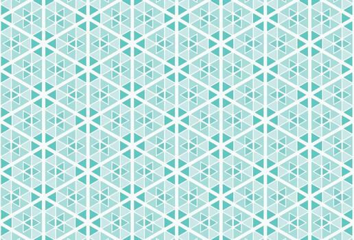 Triangular blue and white geometric pattern vector