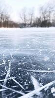 Frozen Winter Landscape A Scenic Winter Scene photo