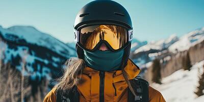 Winter Adventure Mountain Sports Enthusiast photo