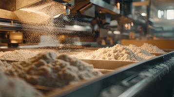 Flour Production Line Automated Bakery Process photo