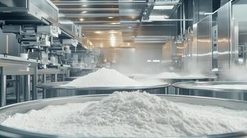 Flour Processing Facility - Modern Industrial Production Line photo
