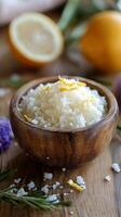 Homemade Lemon Salt Scrub for a Luxurious Spa Day photo
