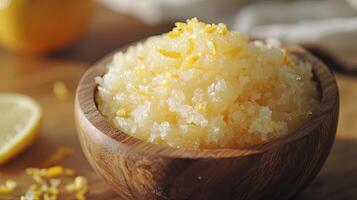 Lemon Sugar Scrub for a Revitalizing Spa Experience photo