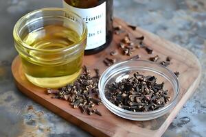 Discover the Aromatic Wonders of Cloves. Exploring their Uses in Culinary and Medicinal Practices with Essential Oil Extraction Methods for Enhanced Flavor and Therapeutic Benefits photo