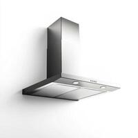 Modern stainless steel range hood designed to enhance kitchen ventilation and aesthetics in contemporary homes photo