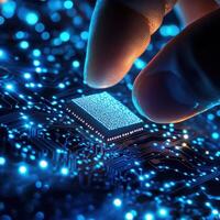 Innovative technology in electronics development through hands-on microchip manipulation and design photo