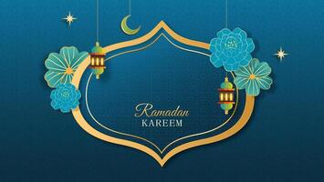 Ramadan Kareem background. vector