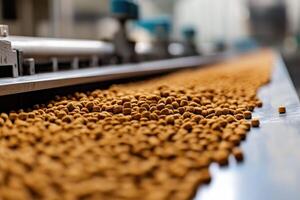 Detailed View of Manufacturing Process for High-Quality PET Production in Gigapixel Resolution photo