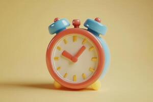 Stylish Minimalistic Cartoon Stopwatch Image Design for All Purposes photo