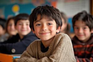 Engaging Pre Teens in a Classroom Setting with Collaborative Activities for Education photo