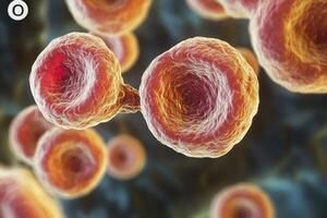 Detailed Illustration of Sickled Blood Cells for Educational and Research Purposes photo